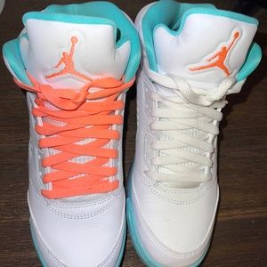 Air Jordan 5 Retro GS 'Light Aqua'